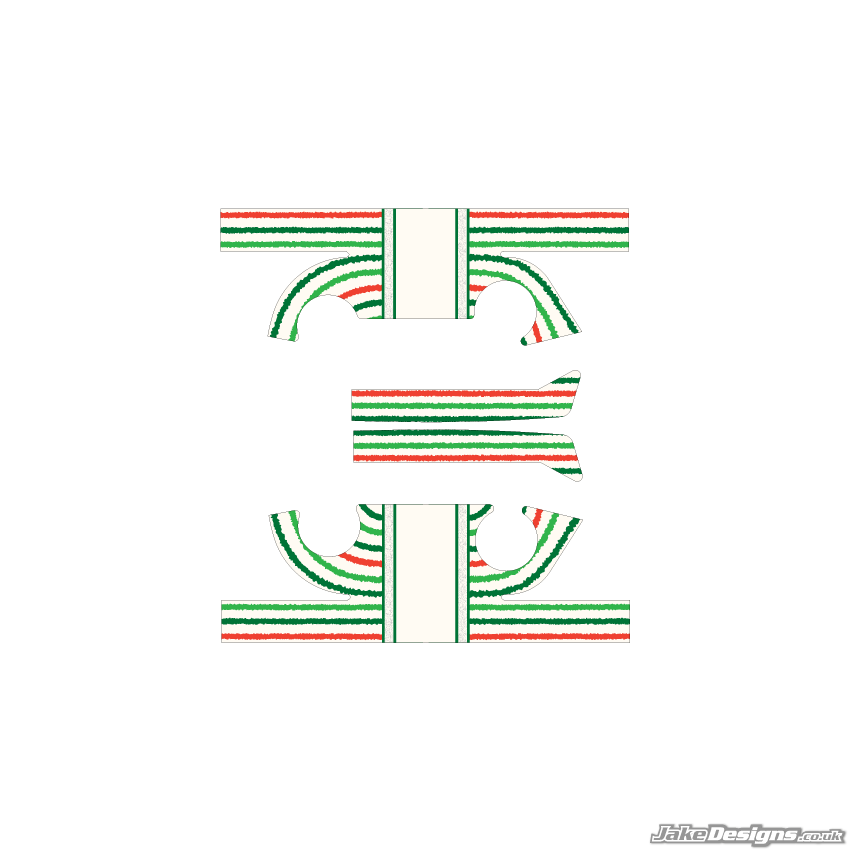 TonyKart 401R Racer Replica IAME X30 Engine Head Stickers (2019)