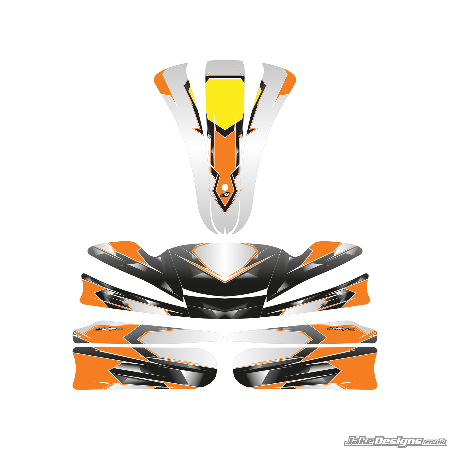 Airbrush Style Custom Sticker Kit