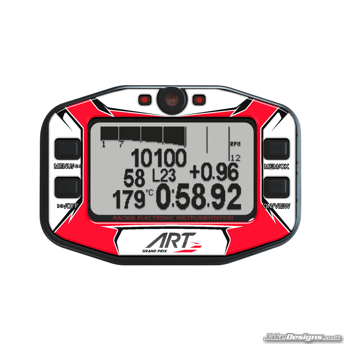 ART Grand Prix Style Mychron 4 Gel Sticker