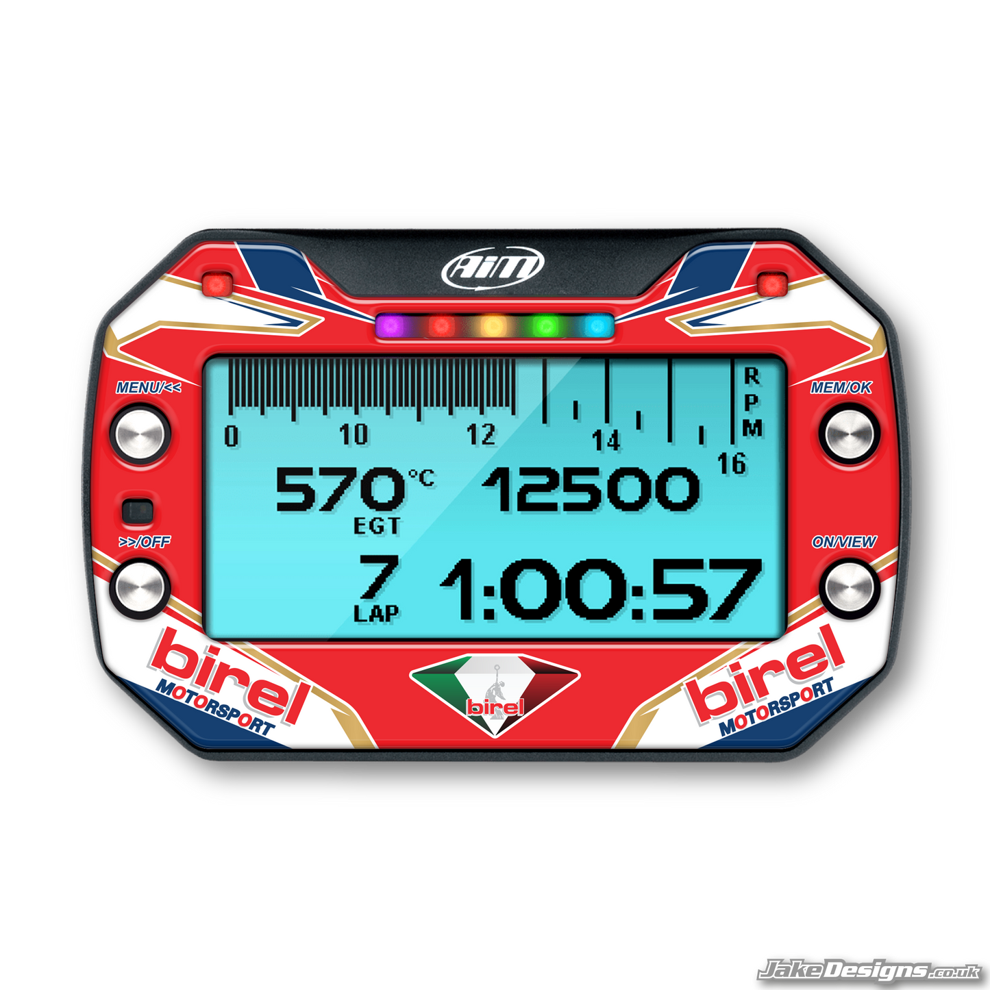 Birel Style Mychron 5 Gel Sticker