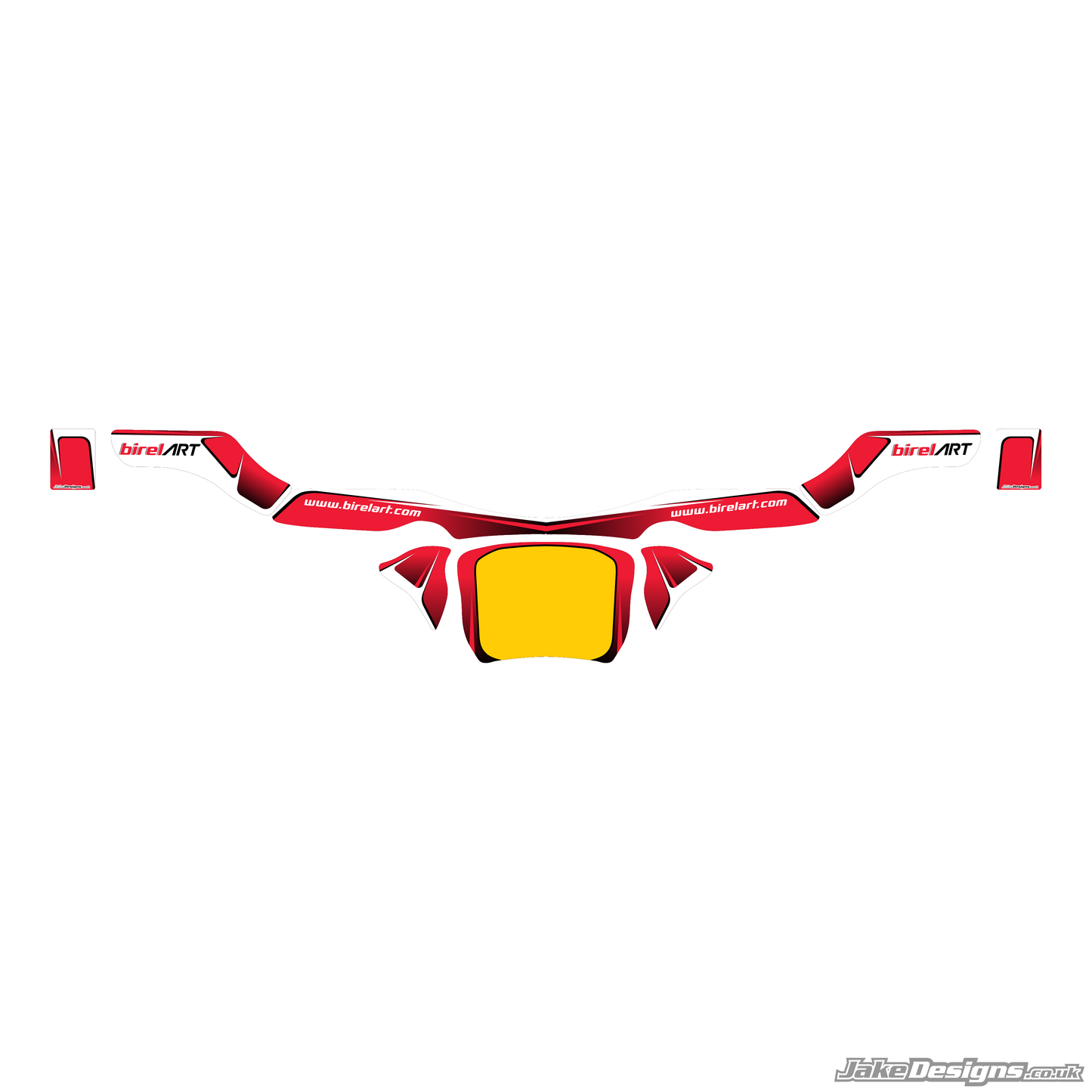 BirelART 2017 Replica Rear Bumper Sticker Kit