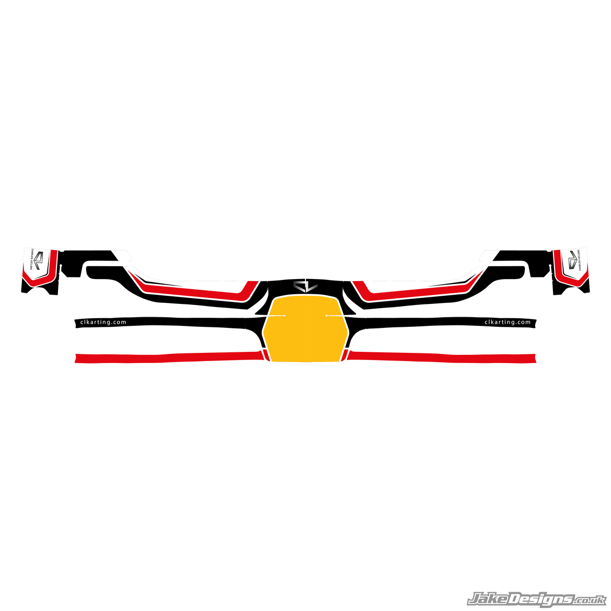 Leclerc Kart Replica Rear Bumper Sticker Kit (2026)