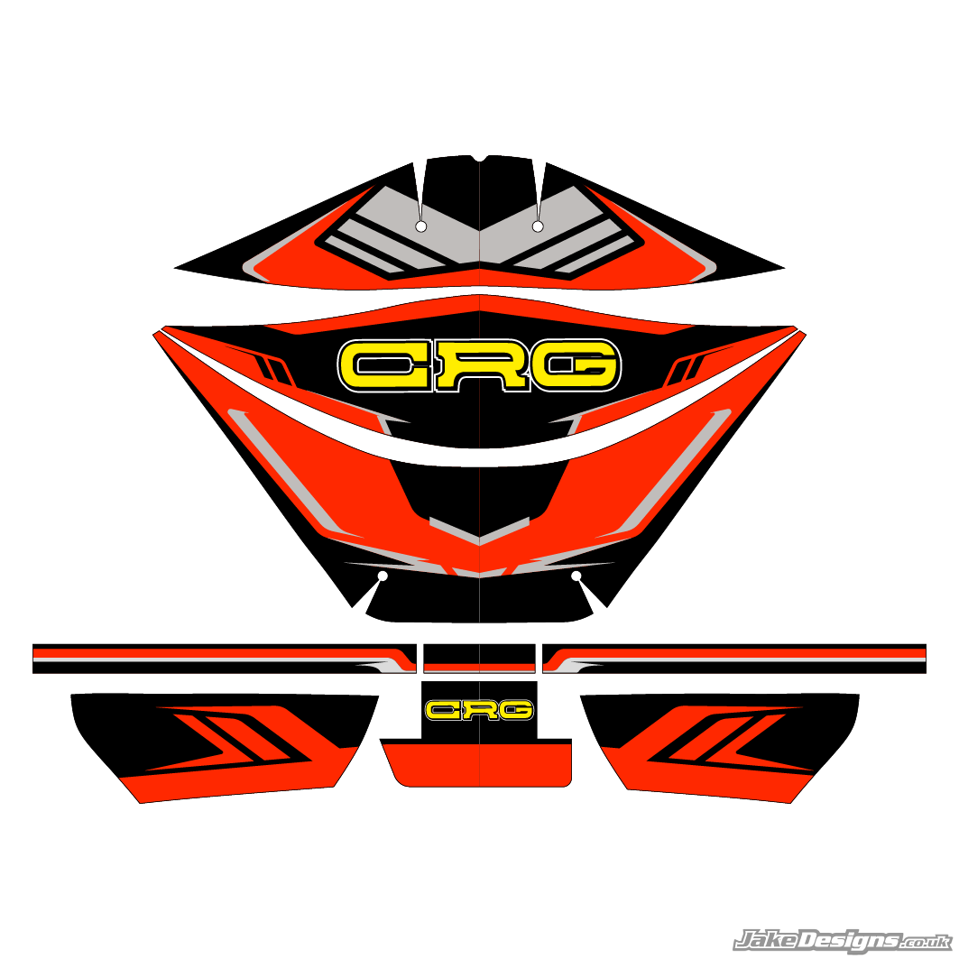 CRG Replica Rotax Airbox Sticker Kit (2026)