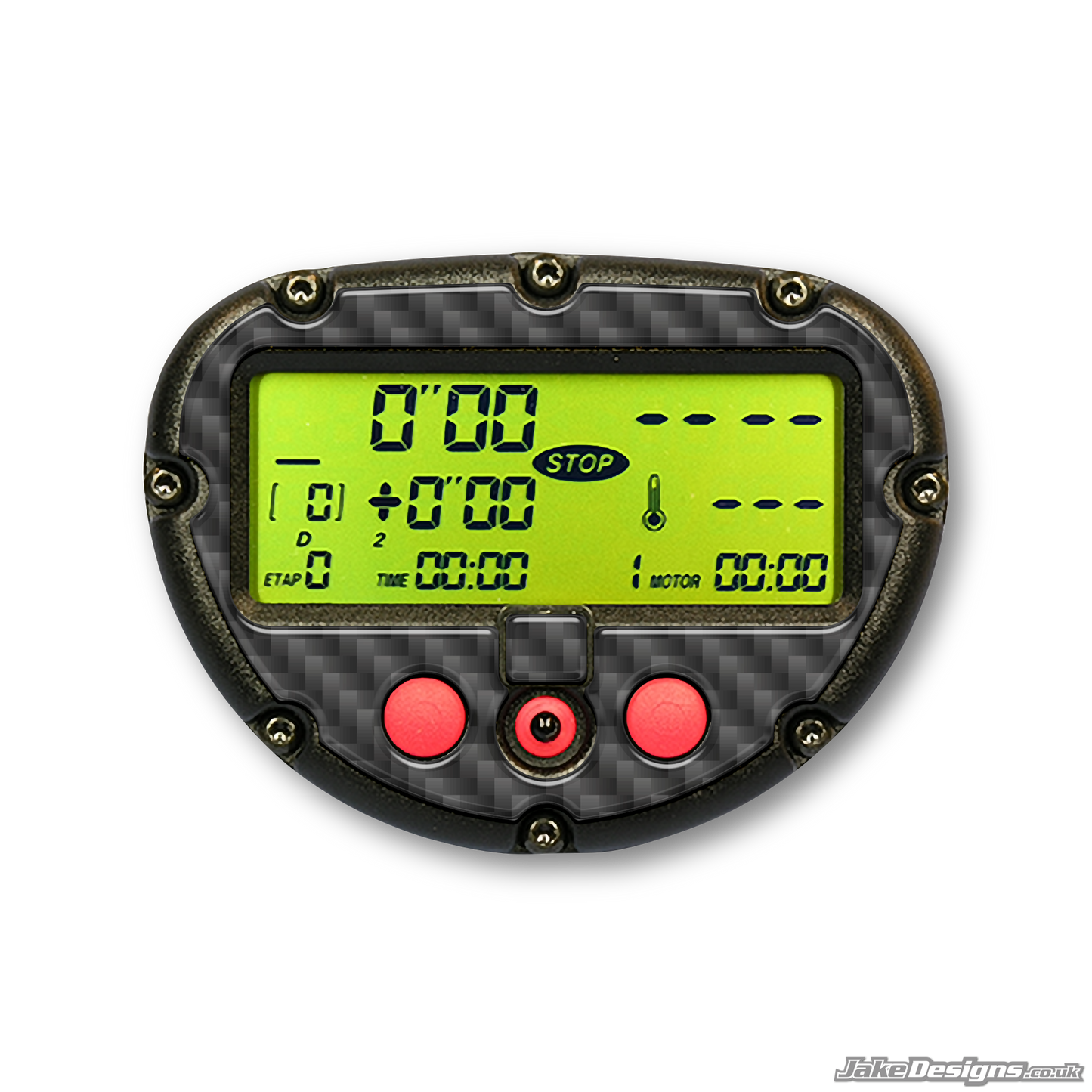 Carbon Fibre Style Alfano Gel Sticker