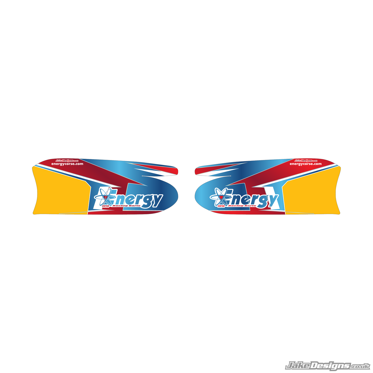 Energy Corse Replica Set Of Sidepods Sticker (2022)