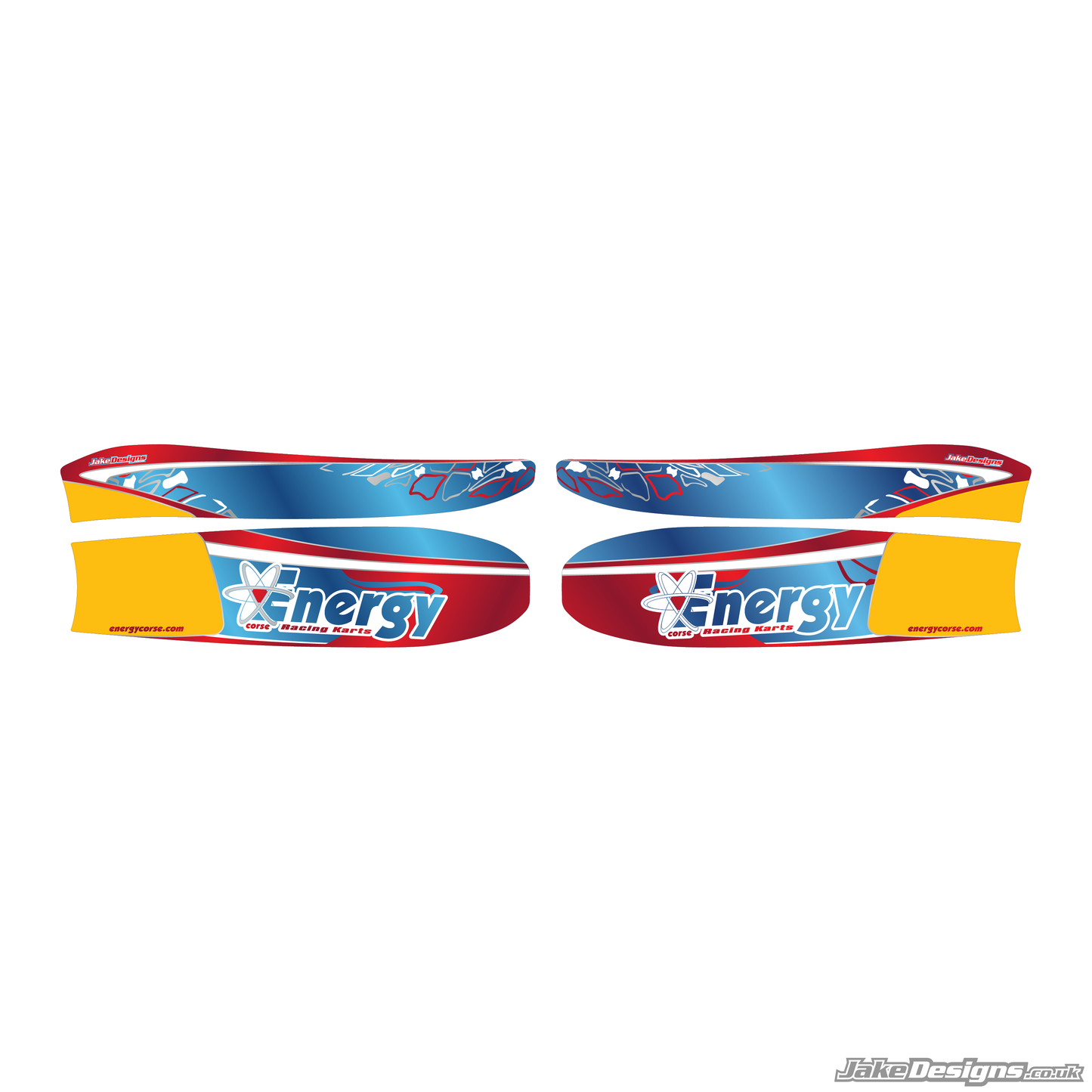 Energy Corse Replica Set Of Sidepods Sticker (2020)