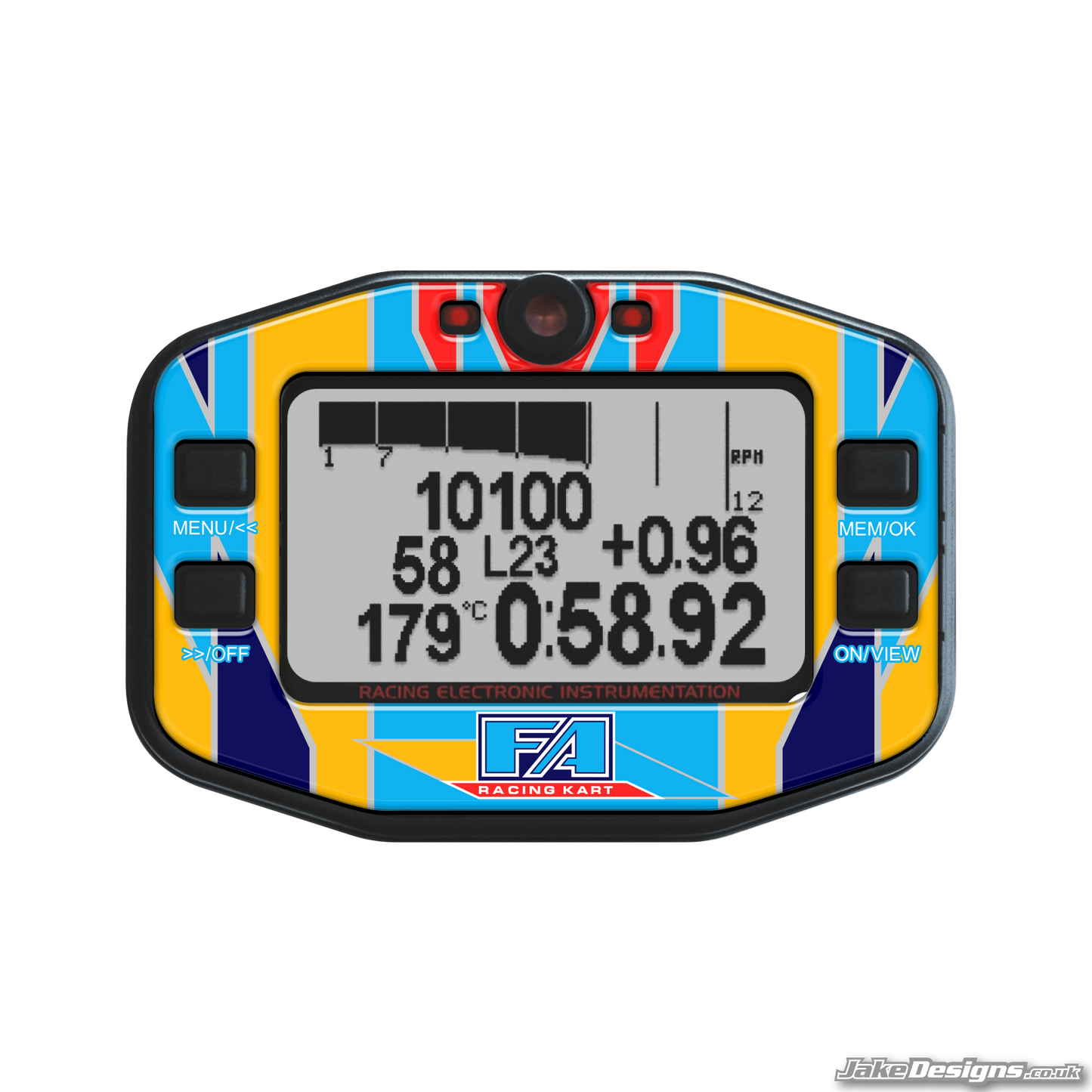 FA Alonso Style Mychron 4 Gel Sticker (2016)