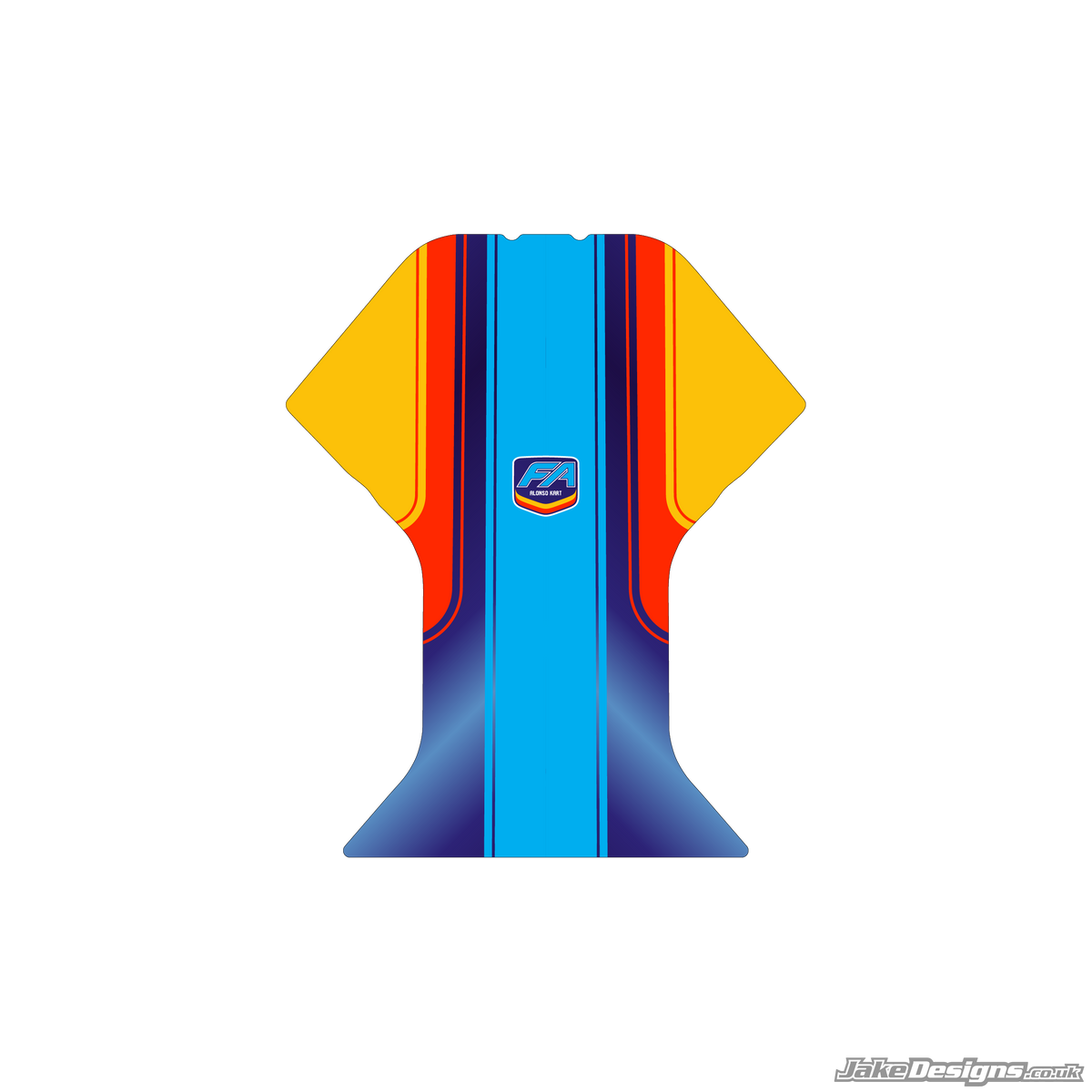 FA Alonso Replica Floor Tray Sticker Kit (2021)