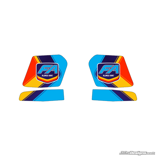 FA Alonso Replica Tank Sticker Kit (2021)