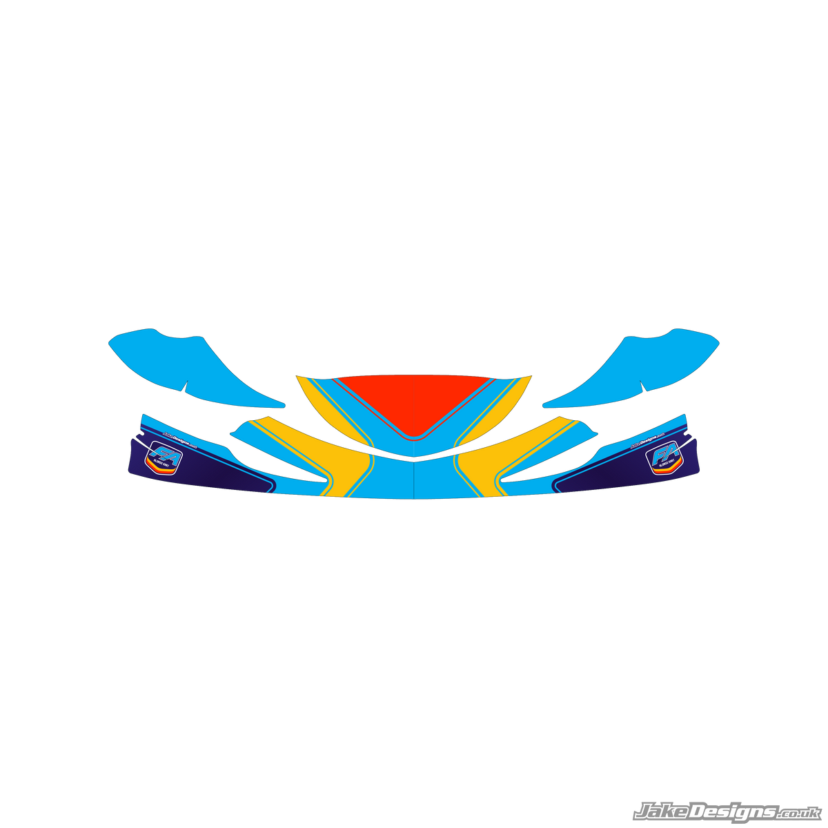 FA Alonso Replica Nosecone Sticker (2021)