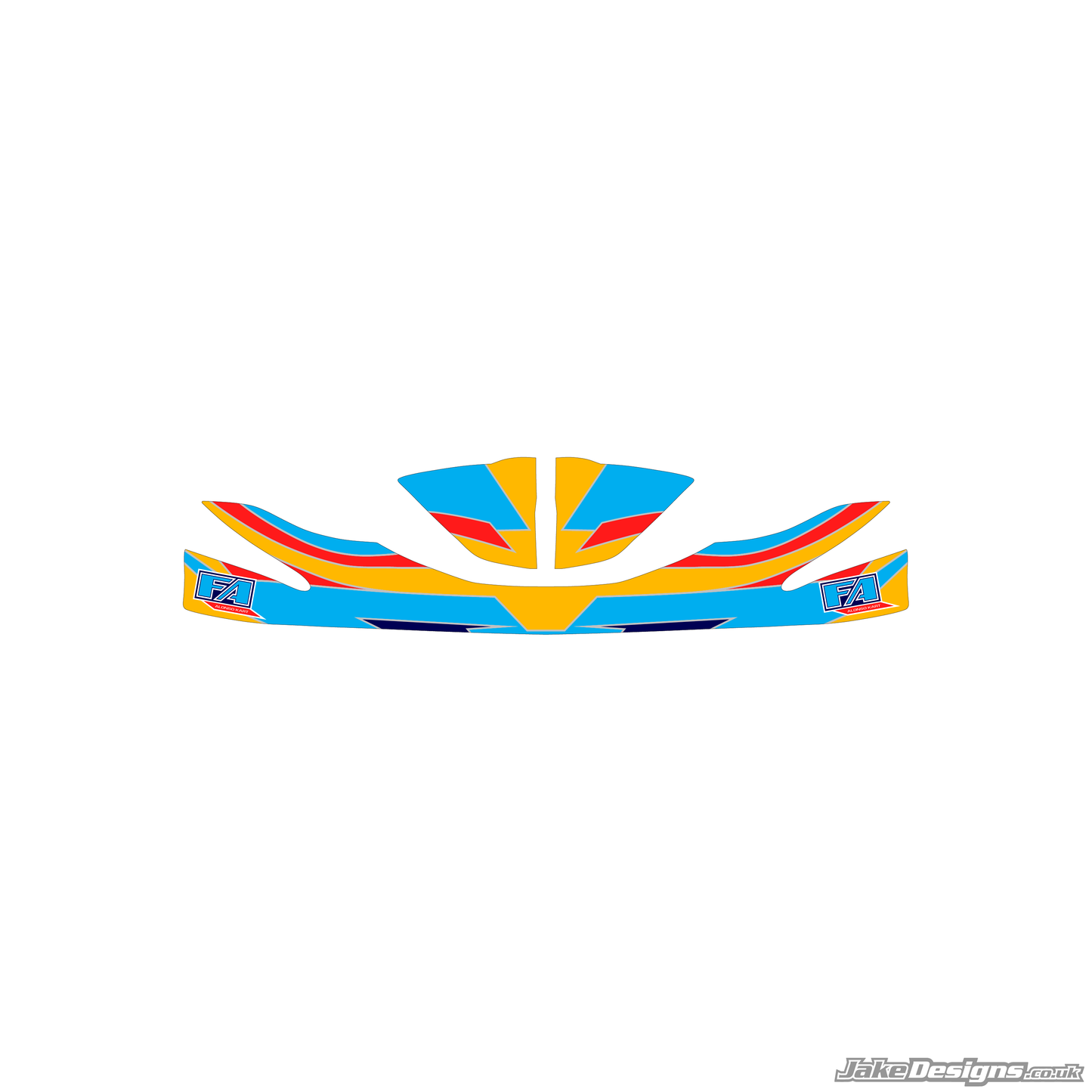 FA Alonso Replica Nosecone Sticker (2012)