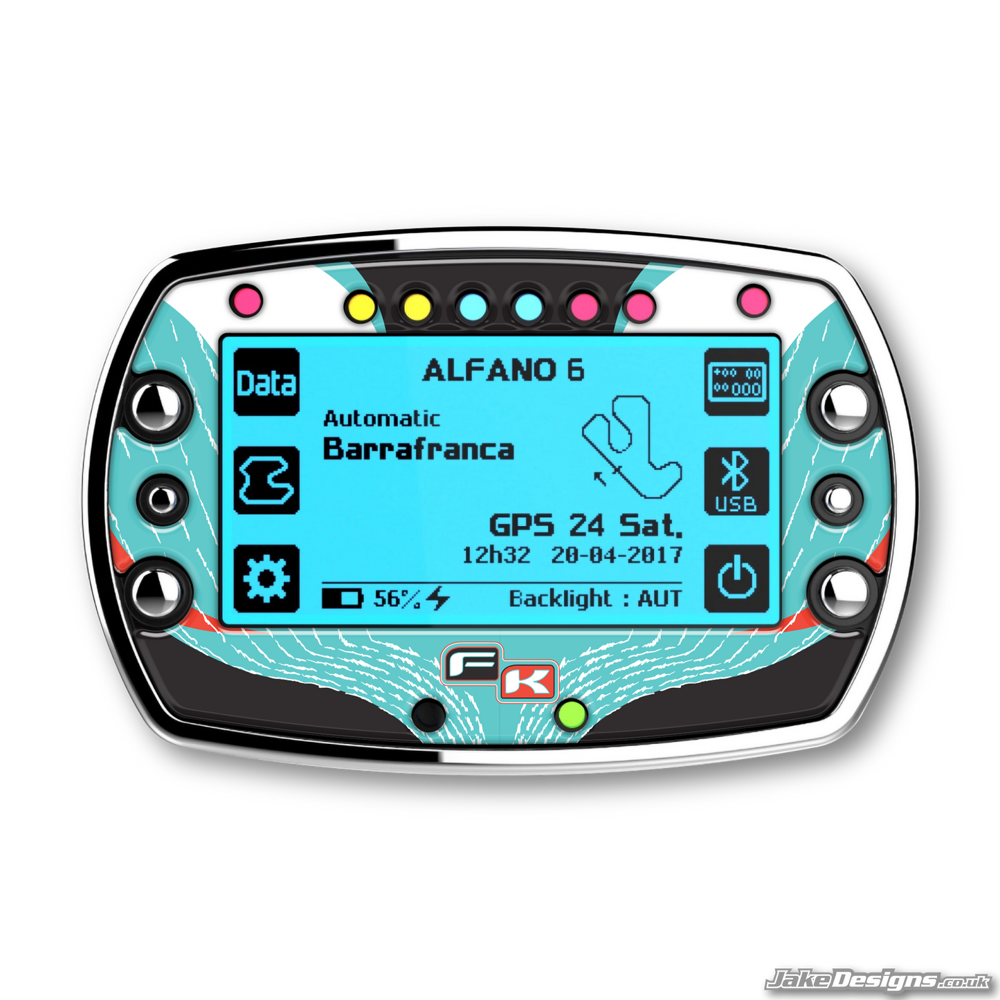 FK Racing Style Alfano 6 Gel Sticker (2015)