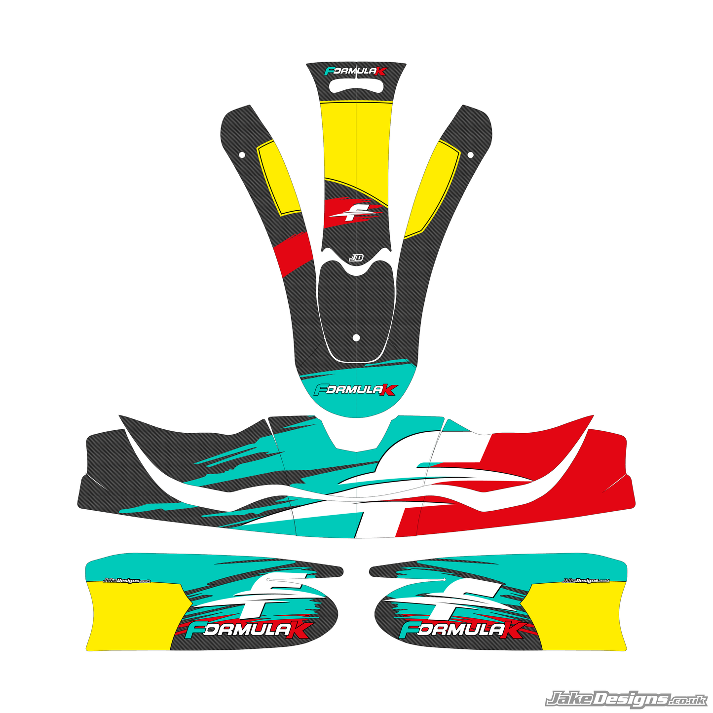 FK (Formula K) Racing Replica Sticker Kit (2025)