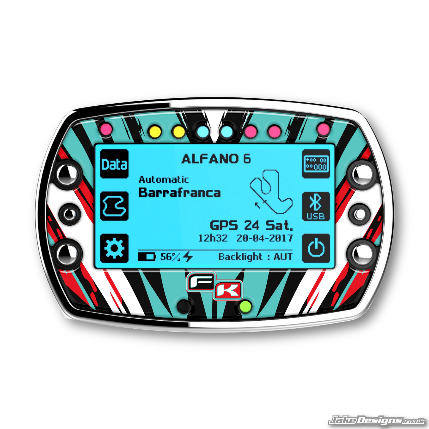 FK Racing Style Alfano 6 Gel Sticker