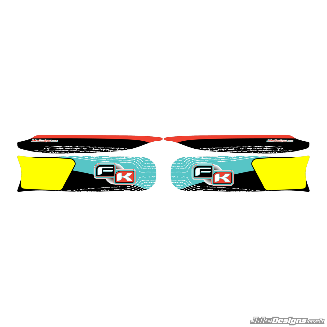 FK Racing Replica Set Of Sidepods Sticker