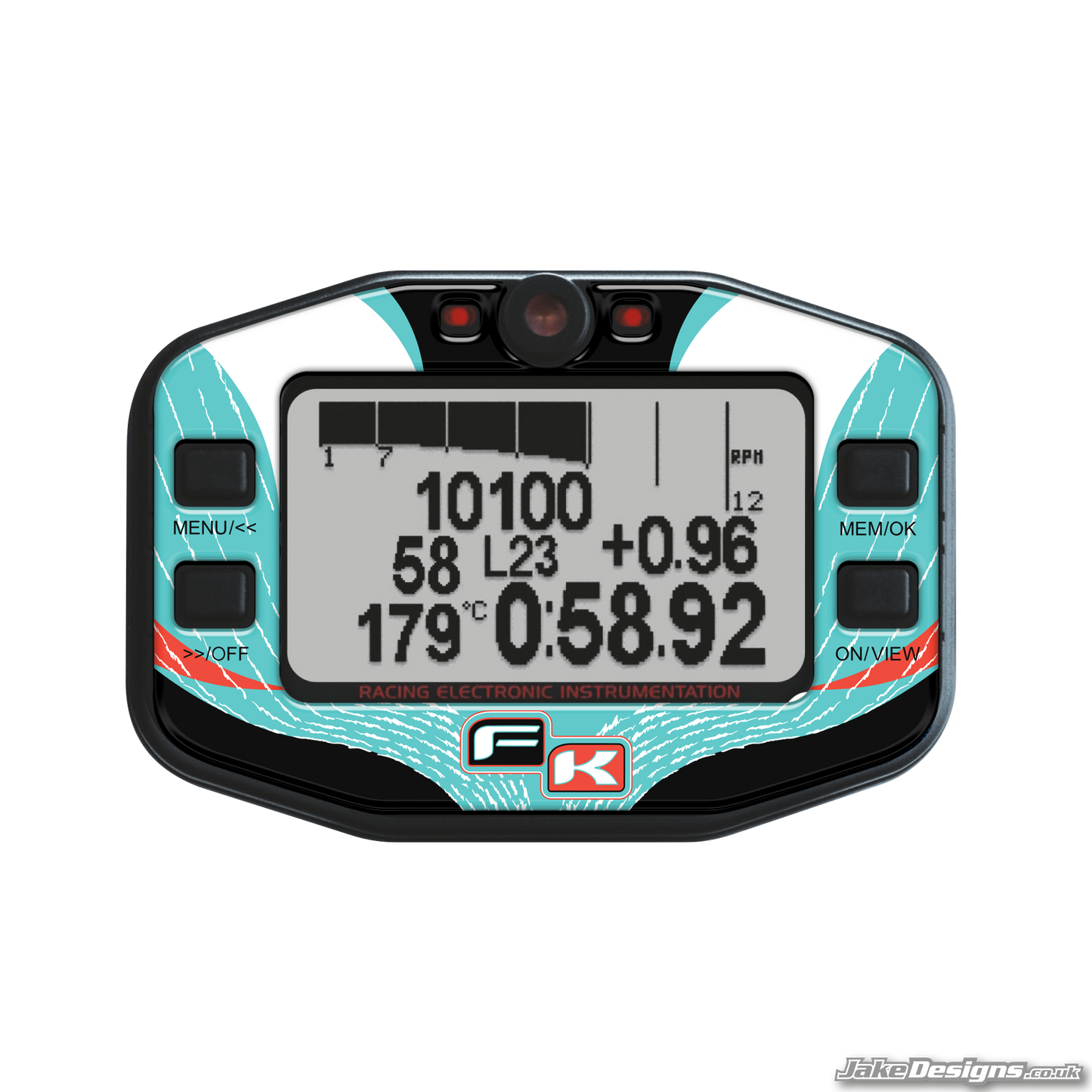 FK Racing Style Mychron 4 Gel Sticker (2015)