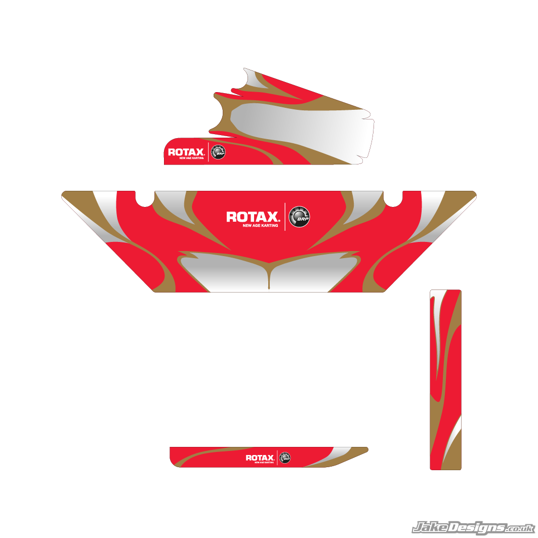 Gillard Replica (European) DD2 Rotax Max Radiator Stickers