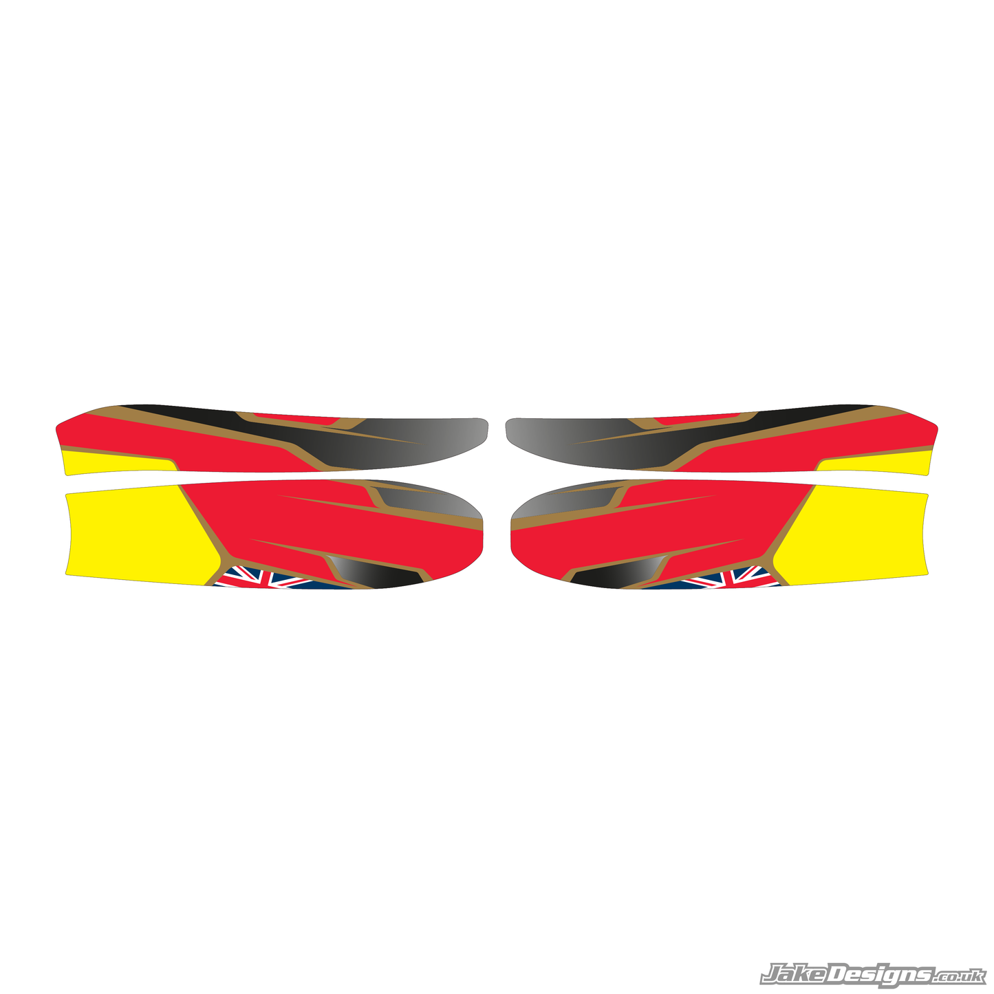 Gillard Replica Set Of Sidepods Sticker