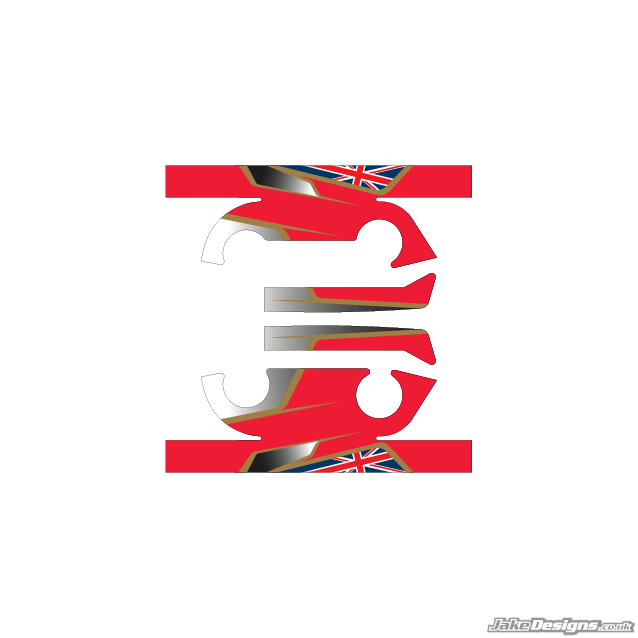 Gillard Replica IAME X30 Engine Head Stickers