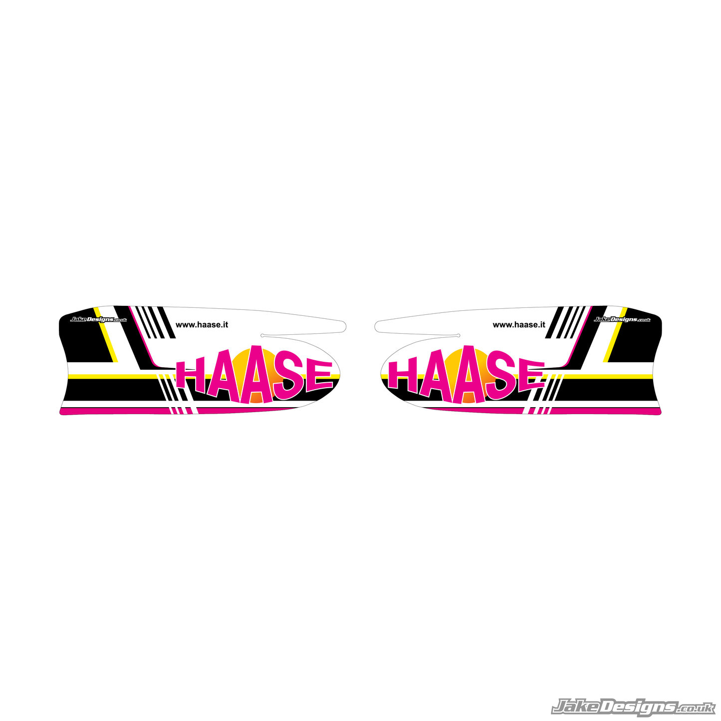 HAASE Replica Set Of Sidepods Sticker