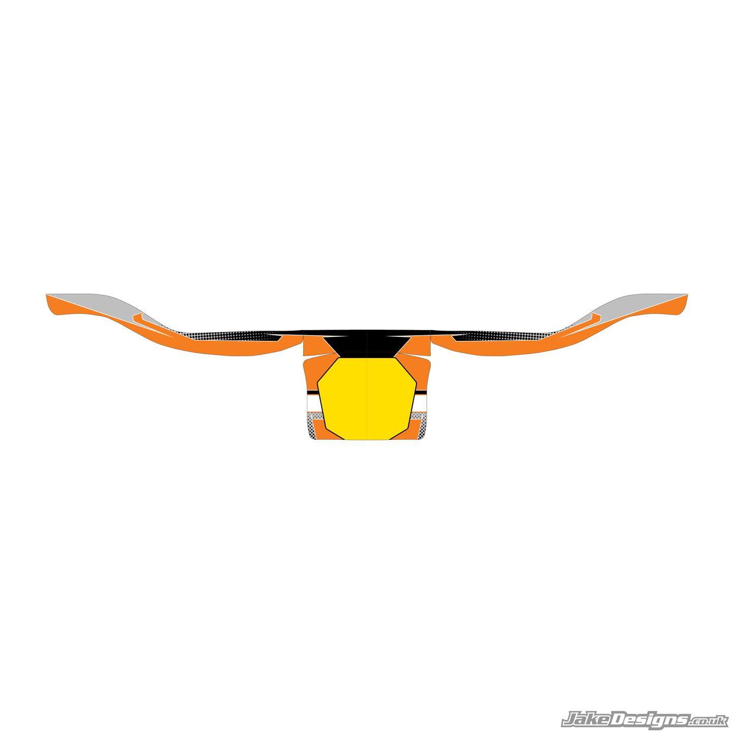 Halftone Style Custom Rear Bumper Sticker Kit