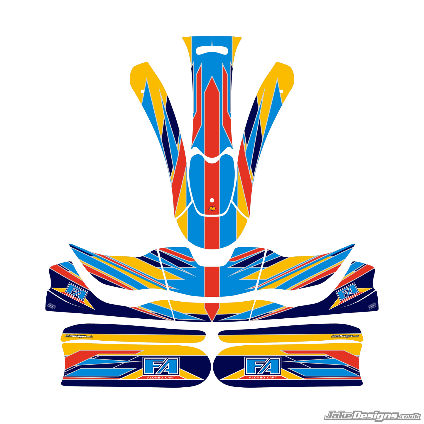 FA Alonso Victory Replica Sticker Kit (2016)