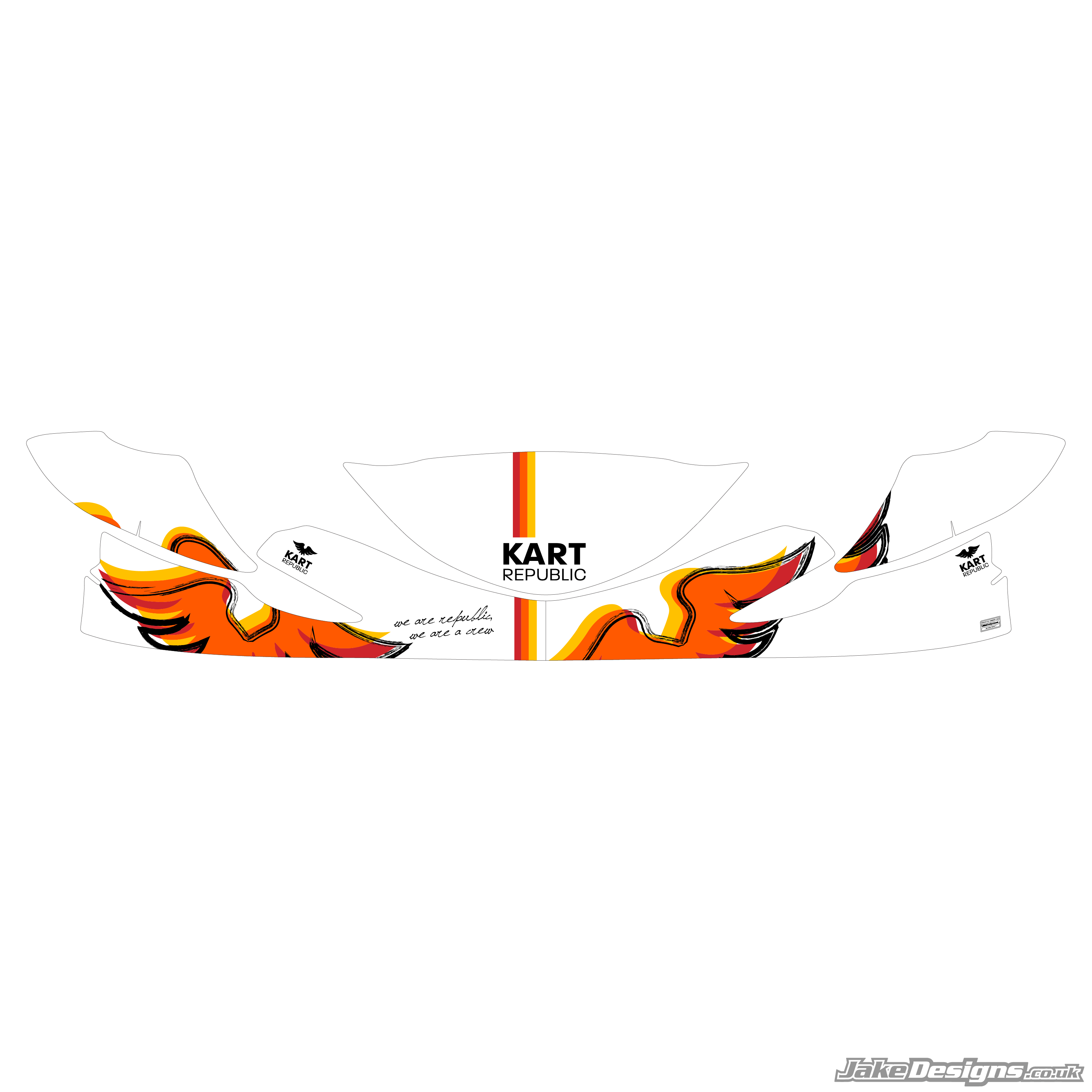 Kart Republic Replica Nosecone Sticker – JakeDesigns Graphics