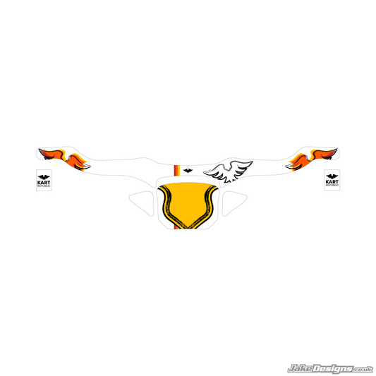 (KR) Kart Republic Replica Rear Bumper Sticker Kit