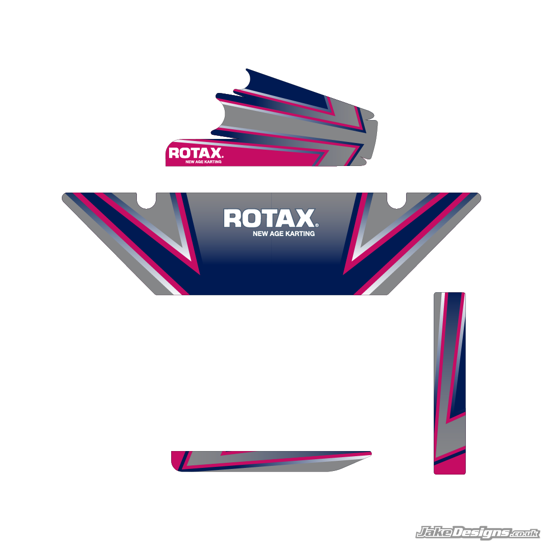 MA15 Kosmic Mercury Replica DD2 / Rotax Max Radiator Stickers (2015)