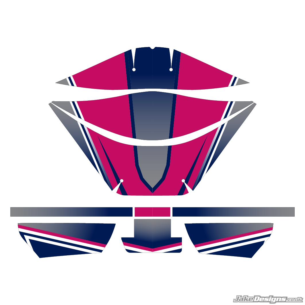 Kosmic Mercury MY15 Replica Rotax Airbox Sticker Kit (2015)