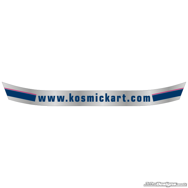 Kosmic Mercury Style Visor Stickers