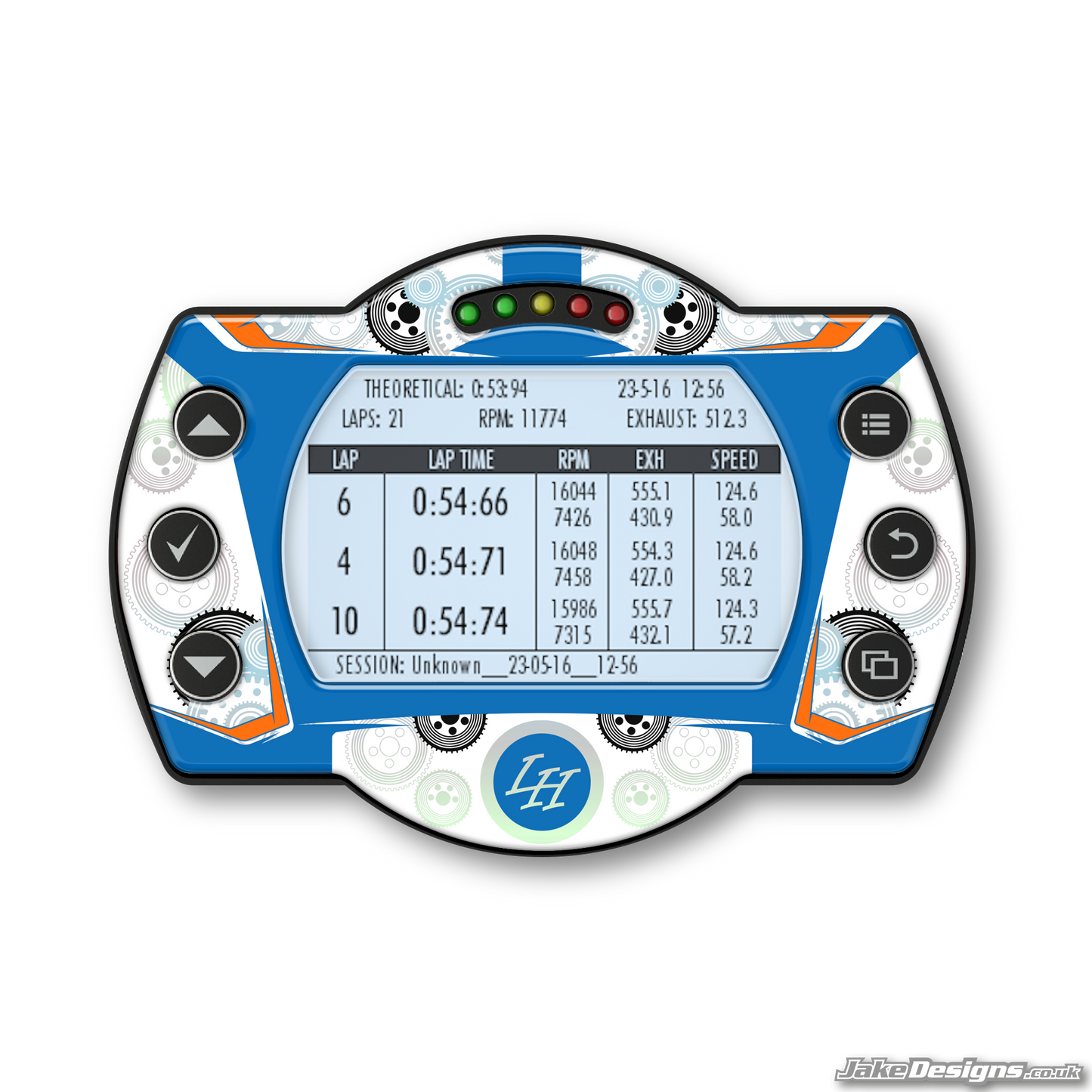 LH (Lewis Hamilton) Style Unipro Gel Sticker (2014)