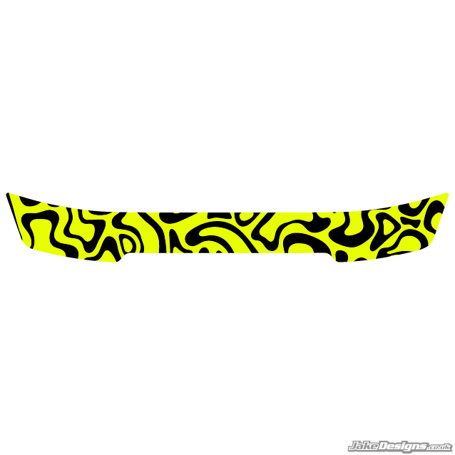 Customise it - Lando Norris Style Visor stickers 6x