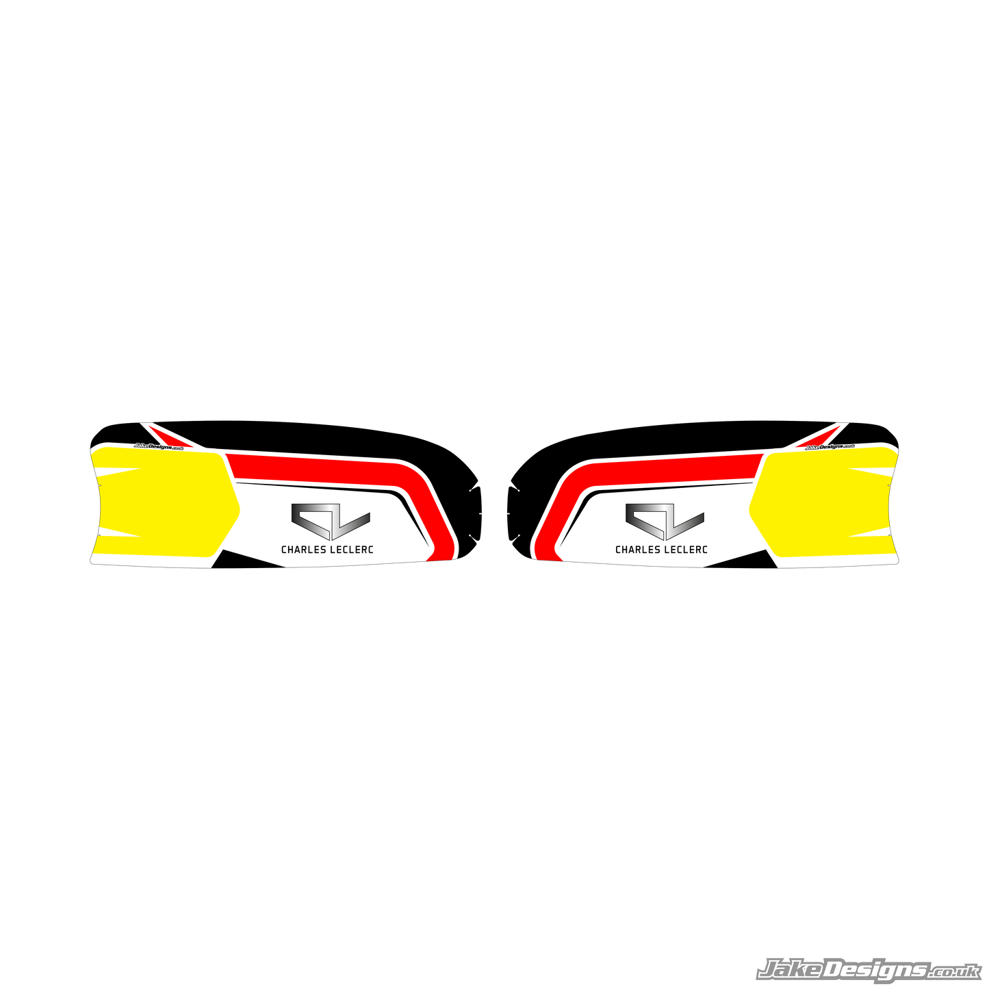 Leclerc Kart Replica Set Of Sidepods Sticker (2026)