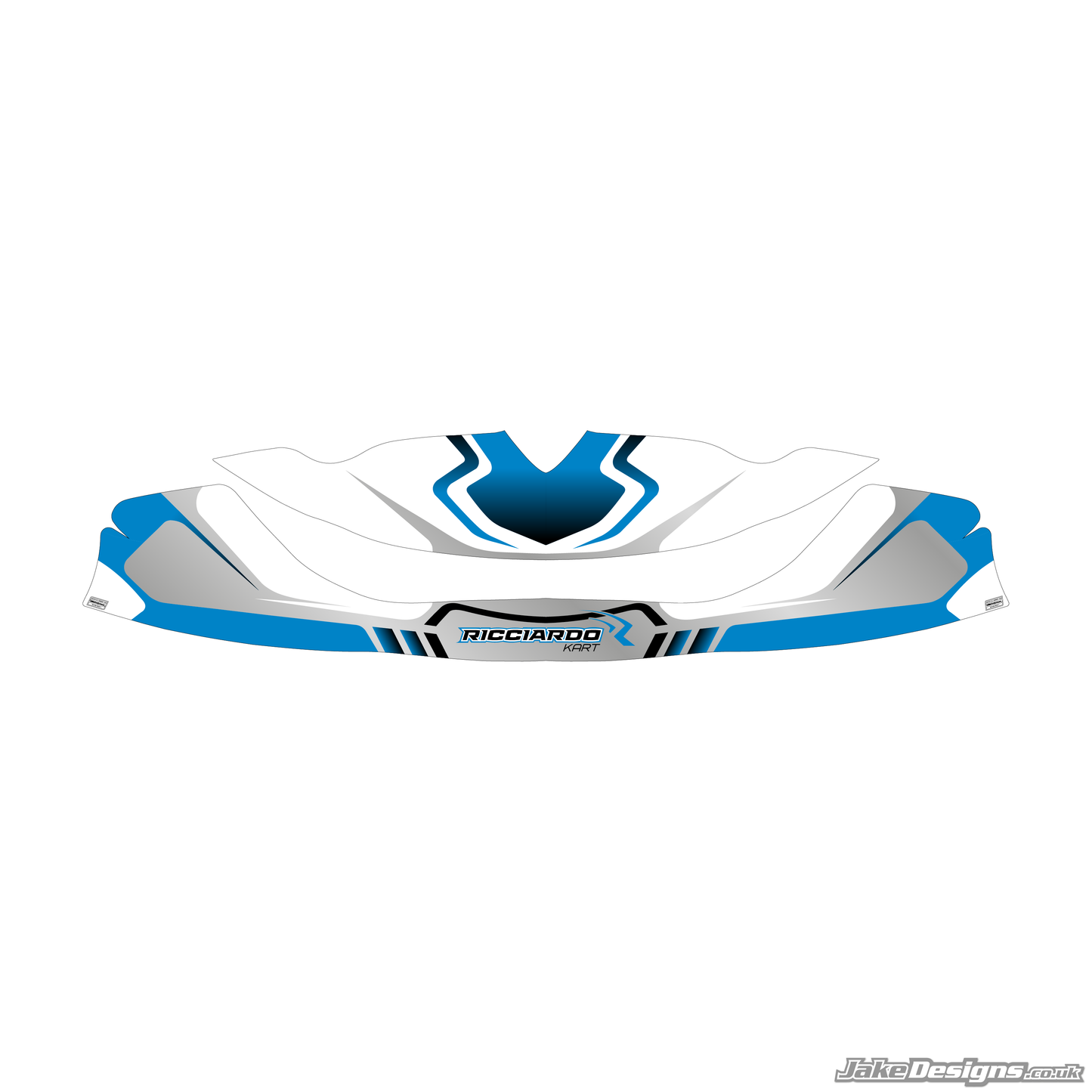 Ricciardo Replica Nosecone Sticker