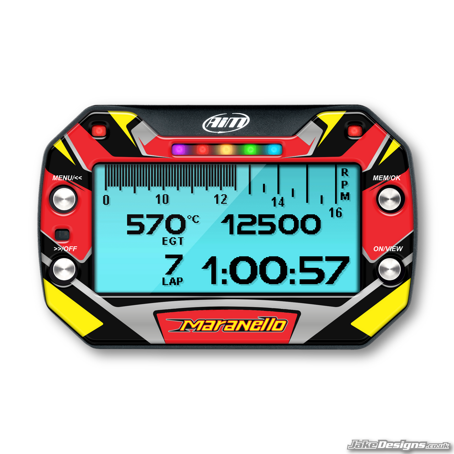 Maranello Style Mychron 5 Gel Sticker (2015)