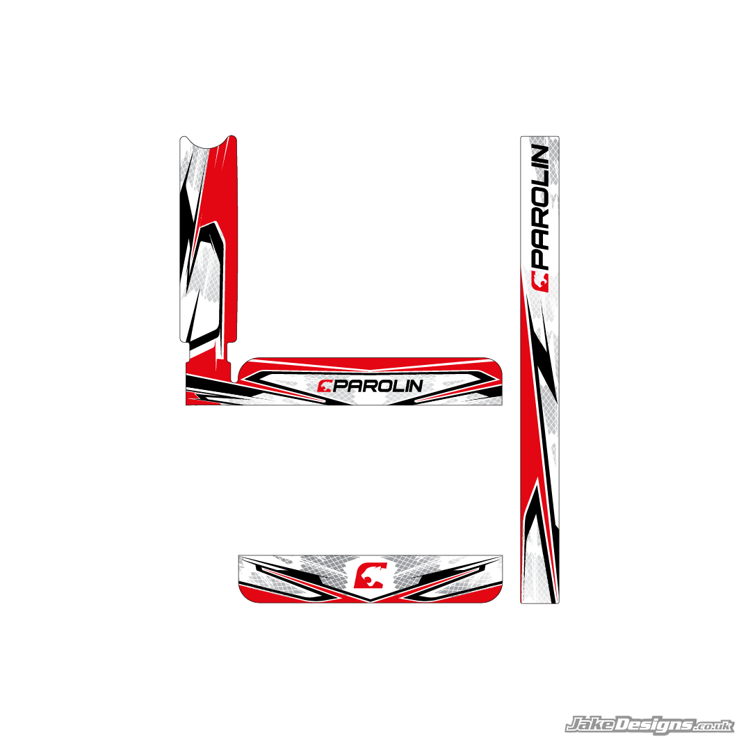 Parolin Replica IAME X30 Radiator Stickers