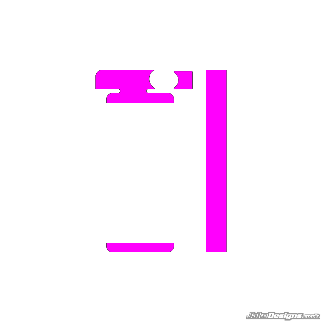 Fluorescent Style IAME Mini / Waterswift Radiator Sticker Kit