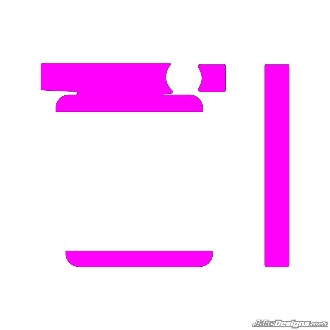 Fluorescent Style IAME Big / X30 Radiator Sticker Kit