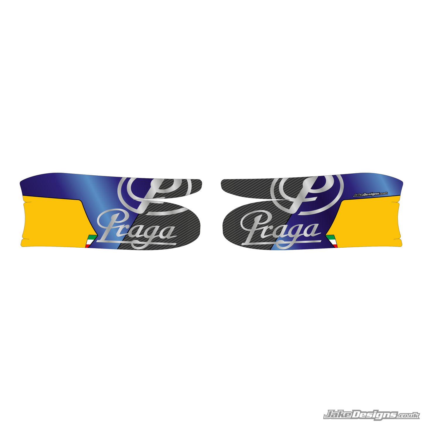 Praga Replica Set Of Sidepods Sticker (2022)