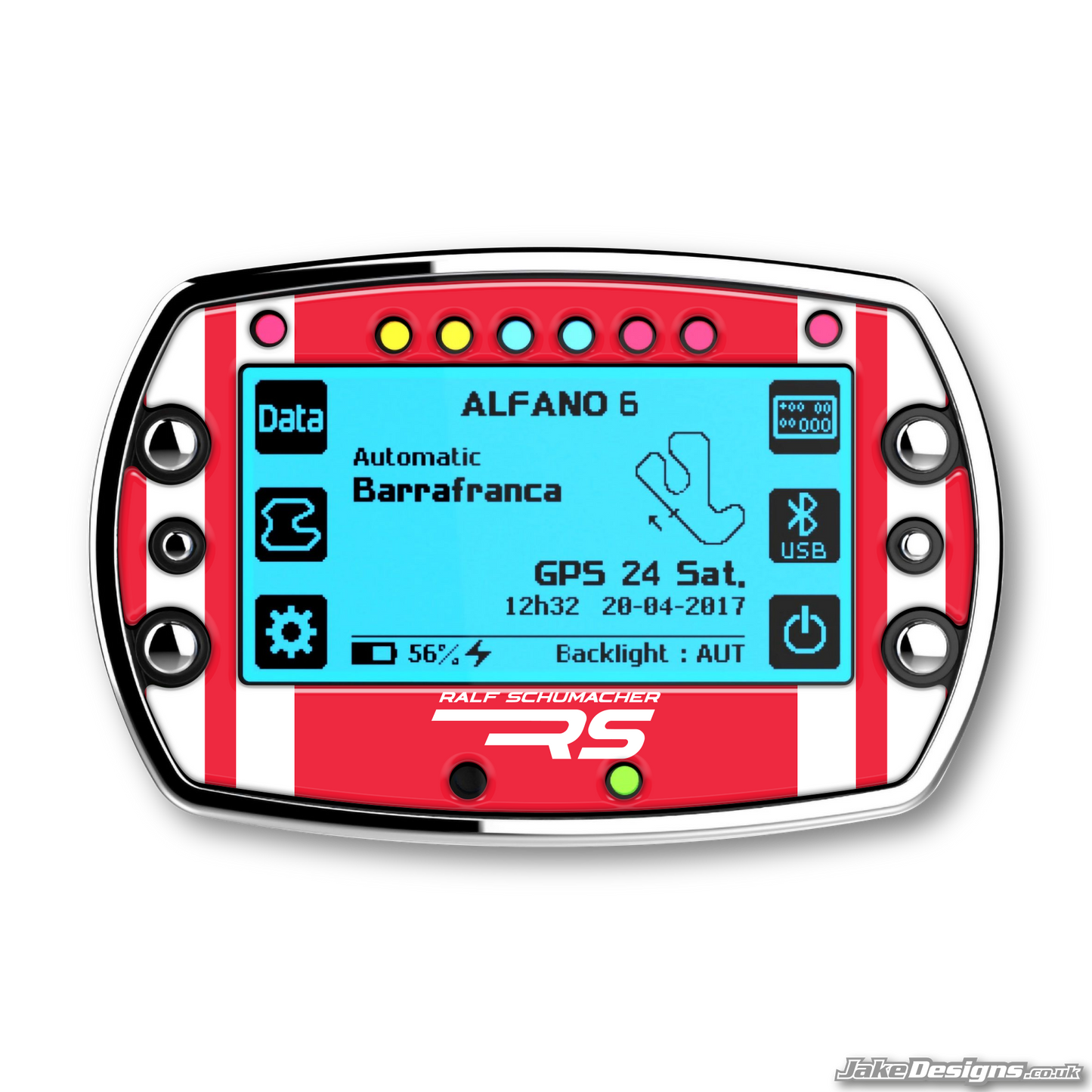 R.S (Ralf Schumacher) Style Alfano 6 Gel Sticker