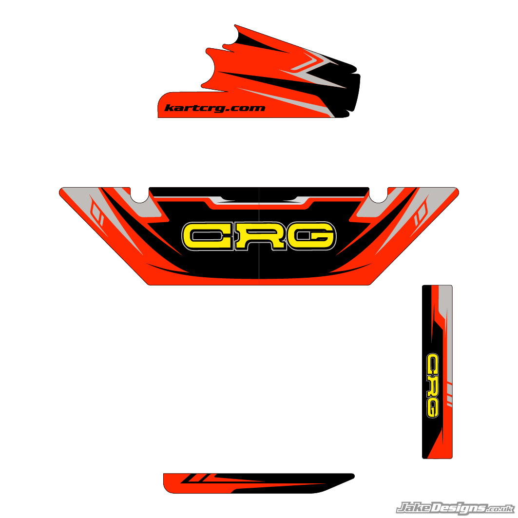 CRG Replica DD2 / Rotax Max Radiator Stickers (2026)