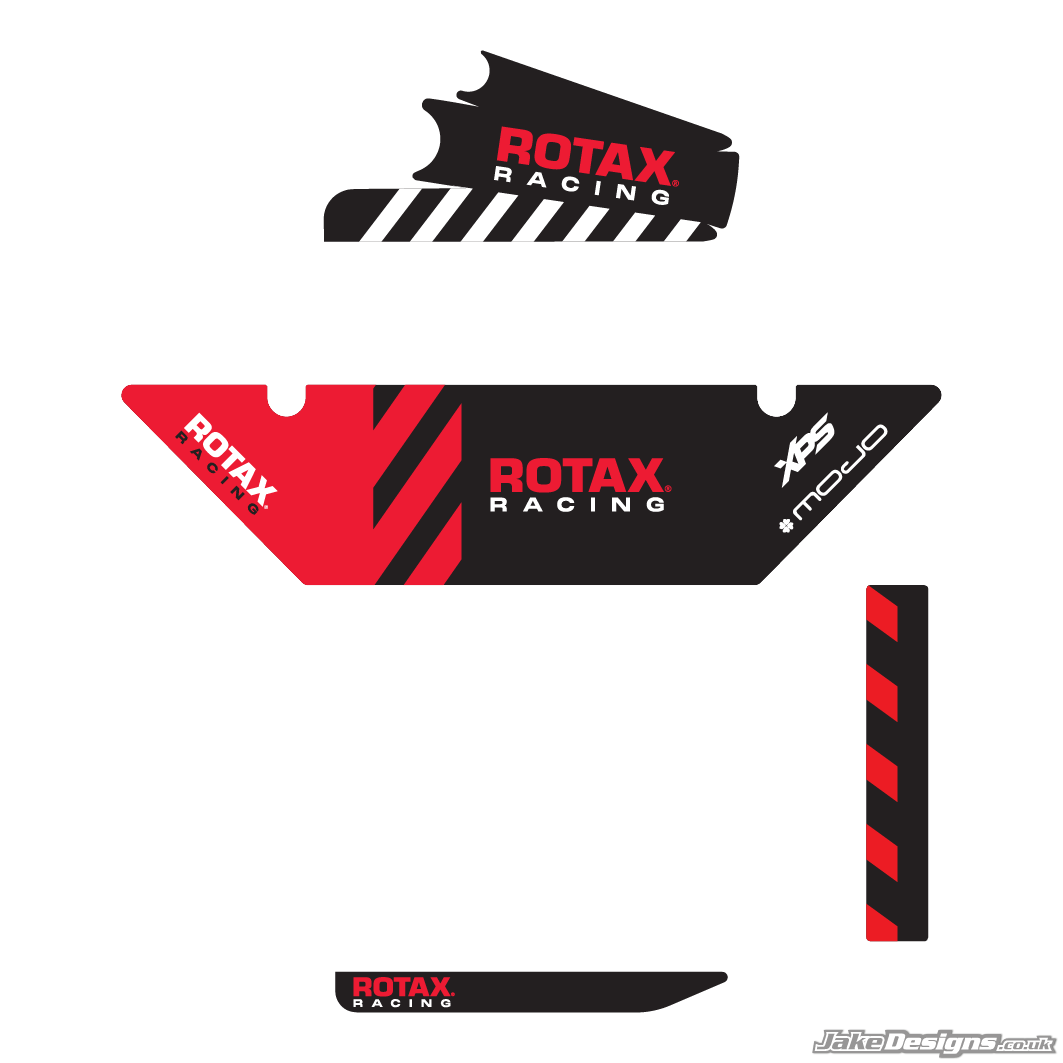ROTAX Replica DD2 / Rotax Max Radiator Stickers