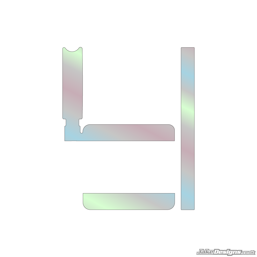 Chrome Style IAME X30 Radiator Stickers