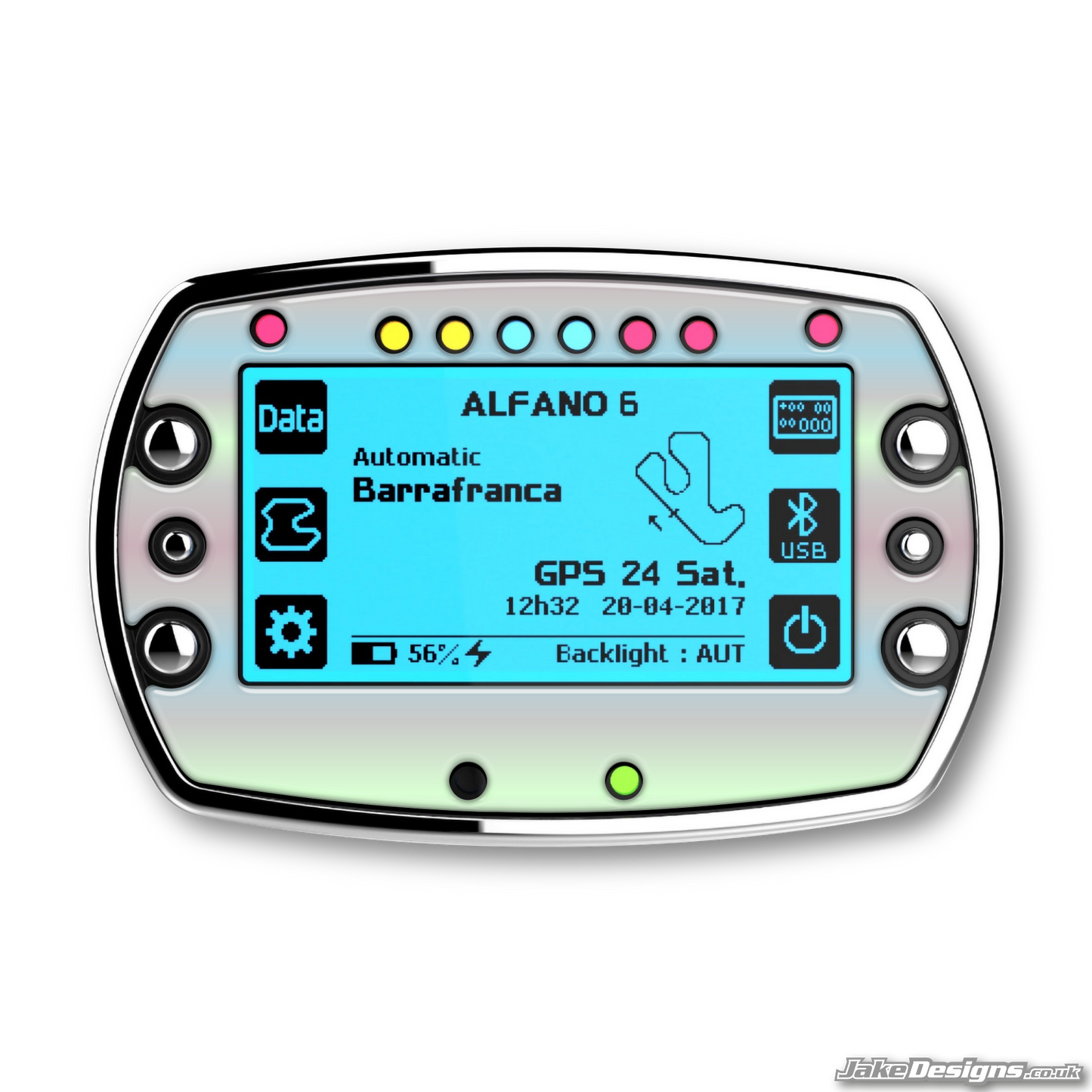 Chrome Style Alfano 6 Gel Sticker