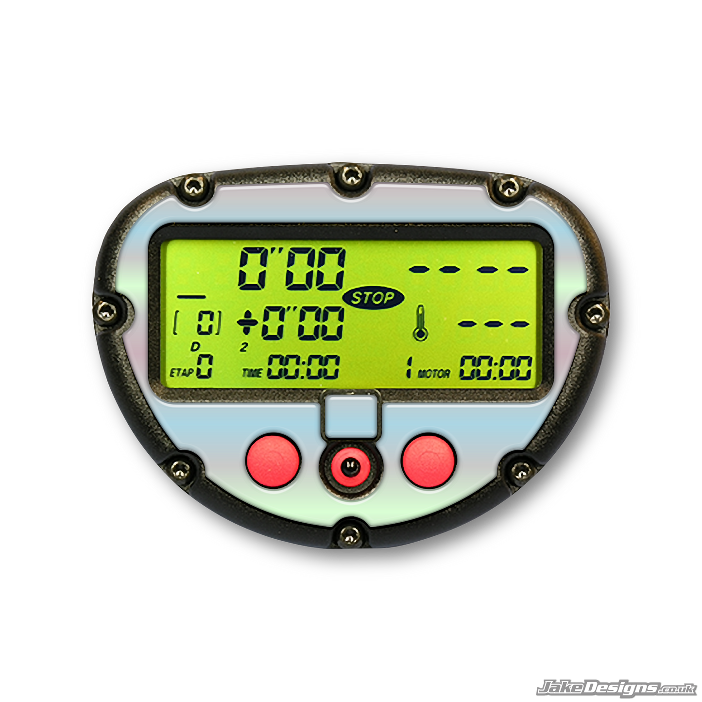 Chrome Style Alfano Gel Sticker