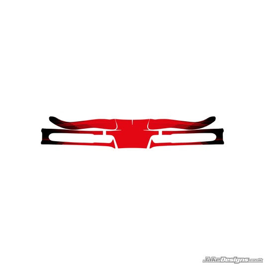 RedSpeed 2021 Replica Rear Bumper Sticker Kit