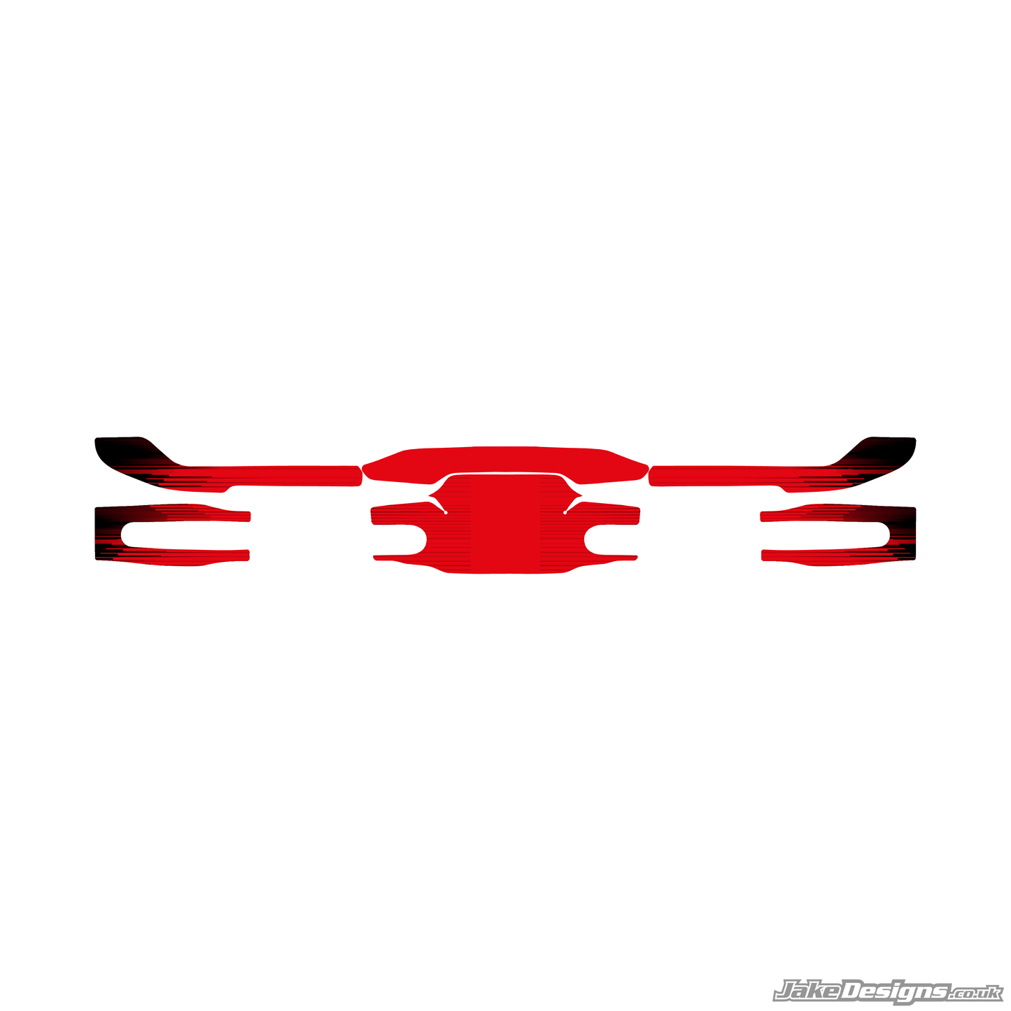 RedSpeed 2021 Replica Rear Bumper Sticker Kit