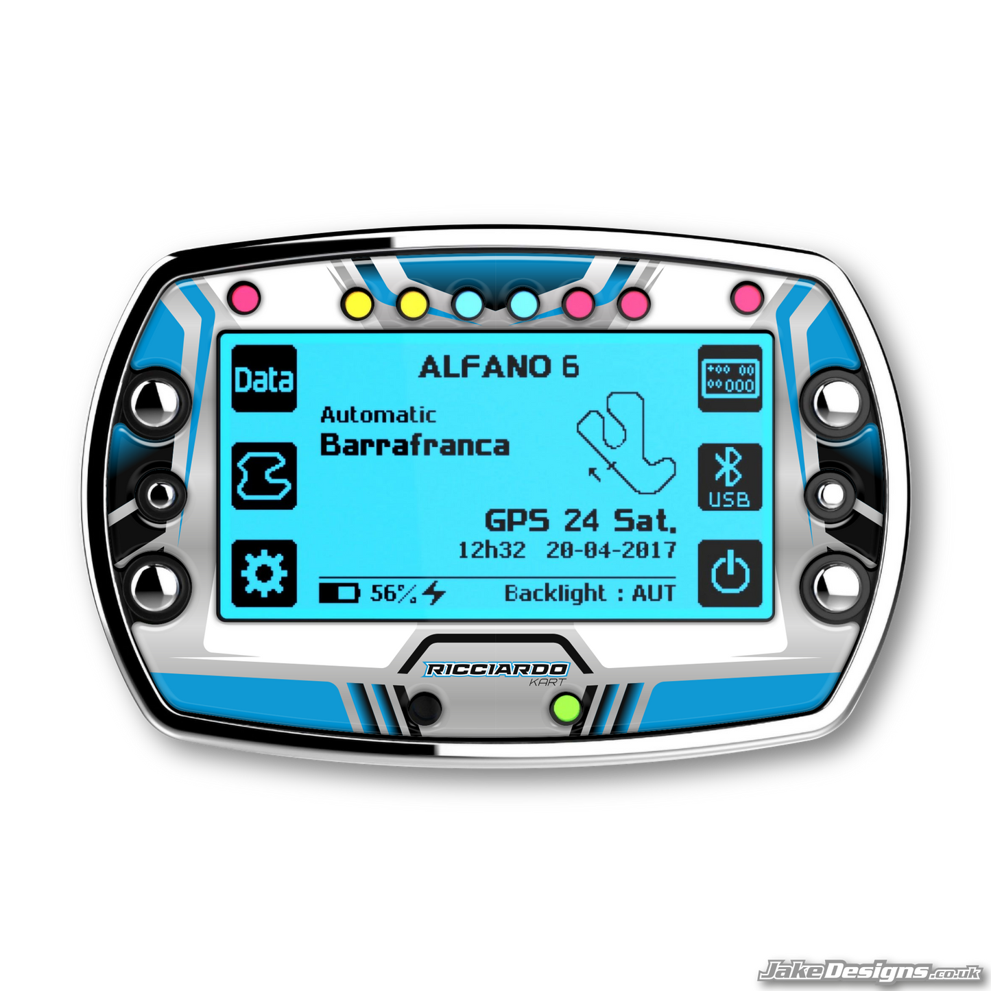 Ricciardo Style Alfano 6 Gel Sticker