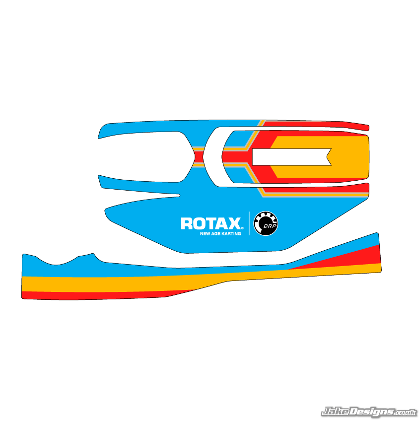 FA Alonso Replica Rotax Battery Sticker Kit
